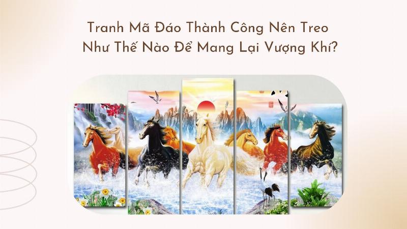 Nguồn cảm hứng bất tận từ tranh mã đáo thành công mạ vàng